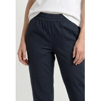 Street One Chino Light Cotton Mid Waist L28 Shadowed Navy