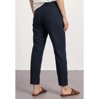 Street One Chino Light Cotton Mid Waist L28 Shadowed Navy