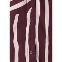 Street One Blousetop with Bowling Collar Rustic Rouge