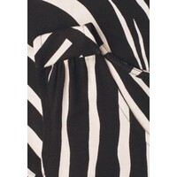 Street One Printed Jersey V-Neck Top Black