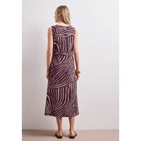 Street One Sleeveless Zip Dress Rustic Rouge