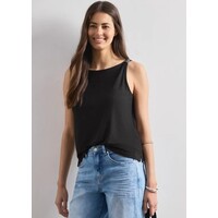 Street One Top with Shoulder Detail Black