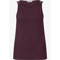 Street One Top with Shoulder Detail Rustic Rouge
