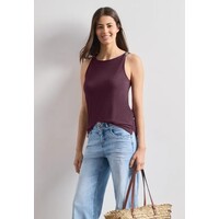 Street One Top with Shoulder Detail Rustic Rouge