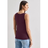 Street One Top with Shoulder Detail Rustic Rouge
