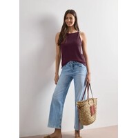 Street One Top with Shoulder Detail Rustic Rouge
