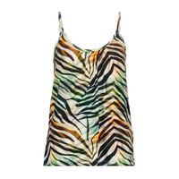 Geisha Singlet Jersey Brown Green