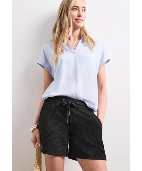 StreetOne Street One Shorts Crinkle Crash Mid Waist