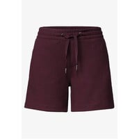 Street One Shorts Crinkle Crash Mid Waist Rustic Rouge