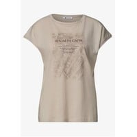 Street One Shirt with Pearl Artwork Clay Sand