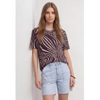 Street One Crista Printed Rustic Rouge