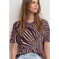 Street One Crista Printed Rustic Rouge