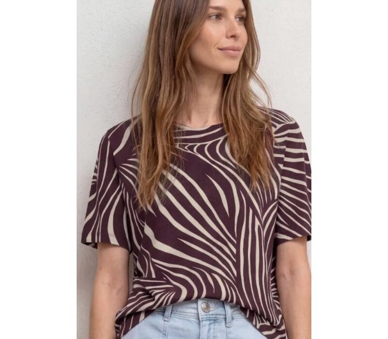Street One Crista Printed Rustic Rouge