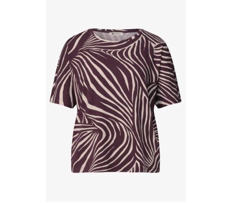 Street One Crista Printed Rustic Rouge
