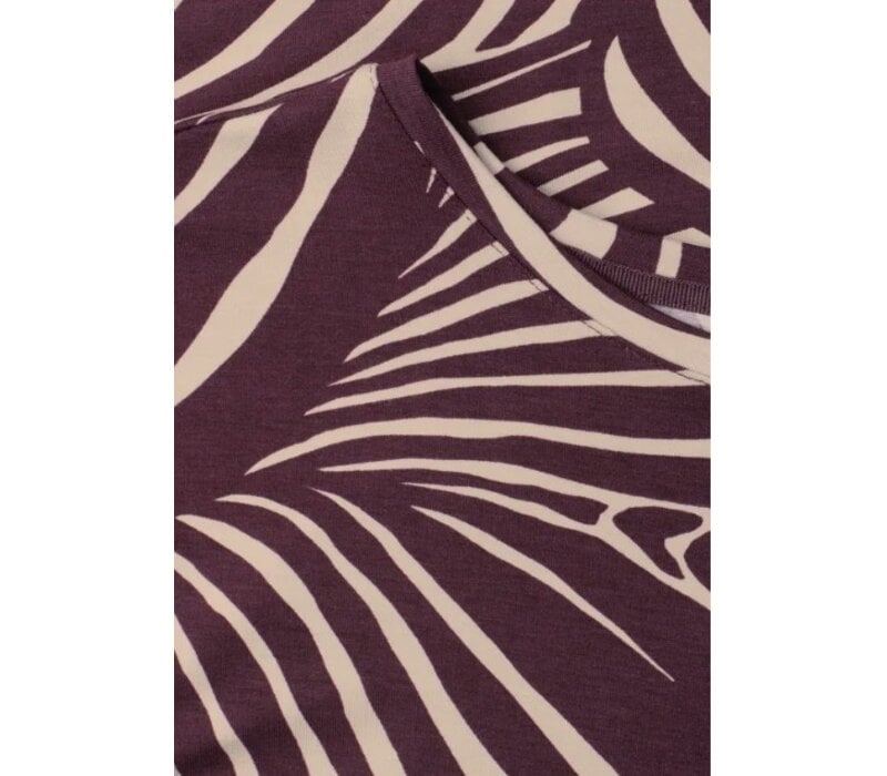 Street One Crista Printed Rustic Rouge