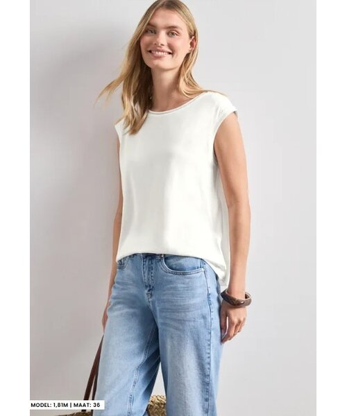 StreetOne Street One Shirt with Deco Rib