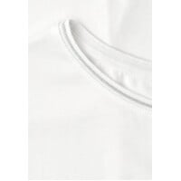 Street One Shirt with Deco Rib Off White