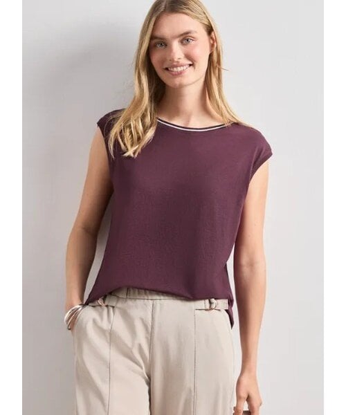 StreetOne Street One Shirt with Deco Rib