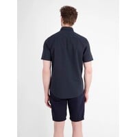 Lerros Overhemd Korte Mouw Navy