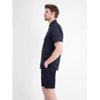 Lerros Overhemd Korte Mouw Navy