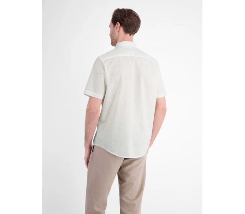 Lerros Overhemd Korte Mouw White
