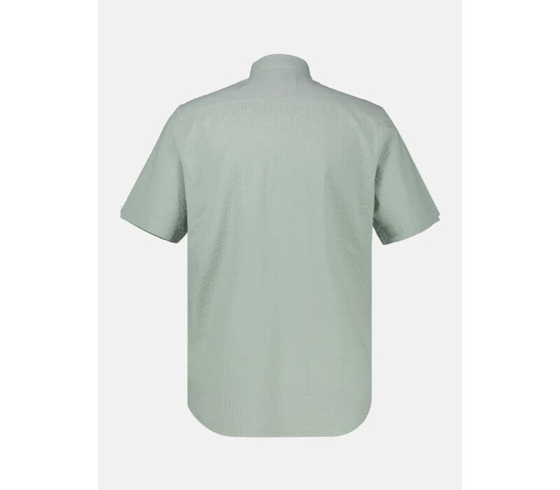 Lerros Overhemd Korte Mouw Bay Green