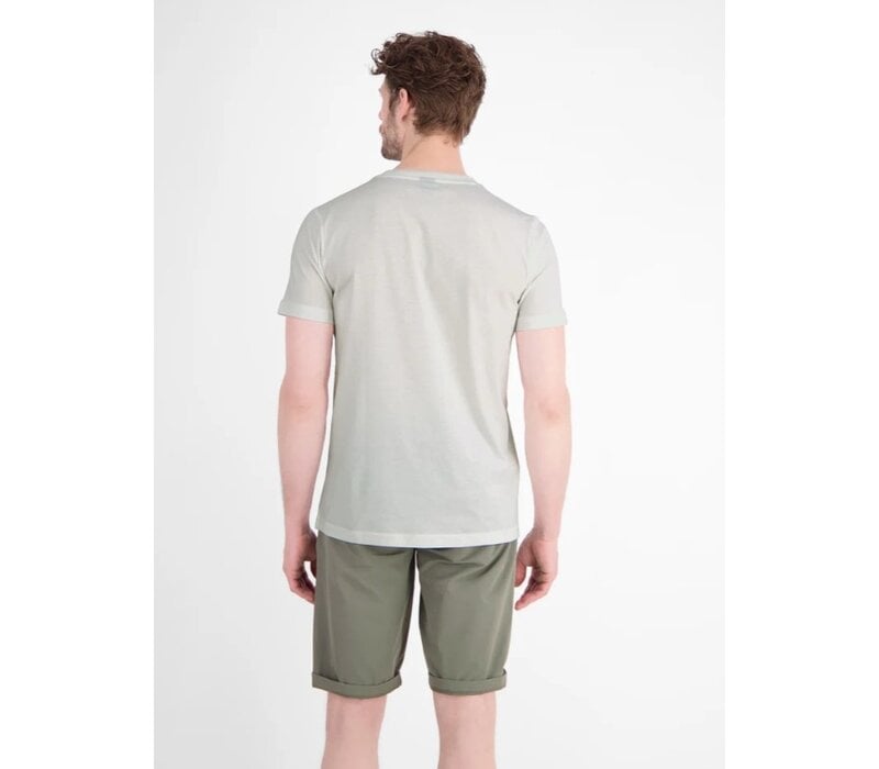 Lerros T-Shirt Print Broken White