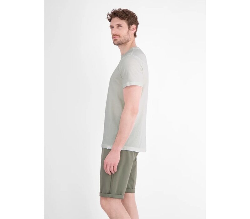 Lerros T-Shirt Print Broken White