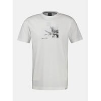 Lerros T-Shirt Print Broken White