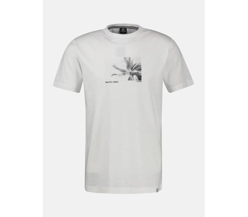 Lerros T-Shirt Print Broken White