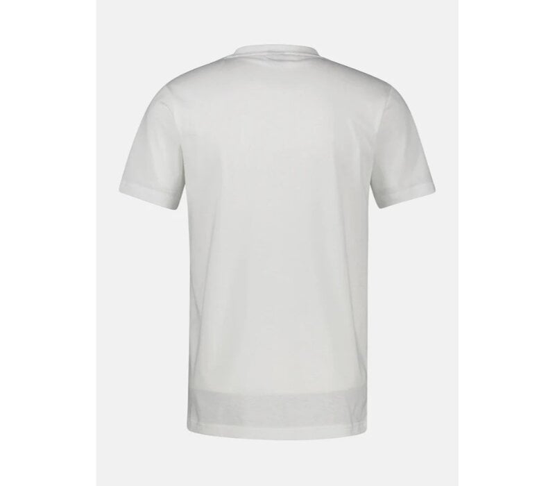 Lerros T-Shirt Print Broken White