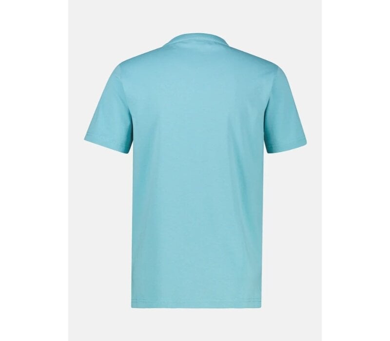 Lerros T-Shirt Print Reef Blue