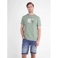 Lerros T-Shirt Print Bay Green