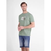 Lerros T-Shirt Print Bay Green