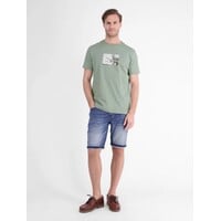 Lerros T-Shirt Print Bay Green