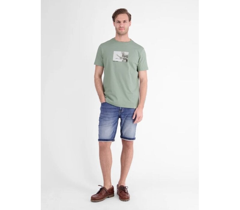 Lerros T-Shirt Print Bay Green