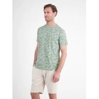 Lerros T-Shirt Serafino Bay Green