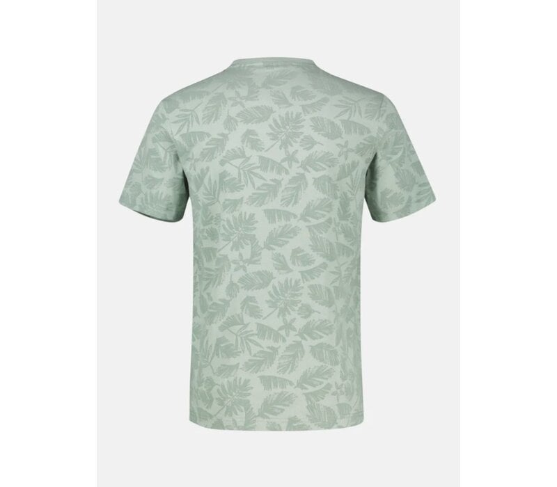 Lerros T-Shirt Serafino Bay Green