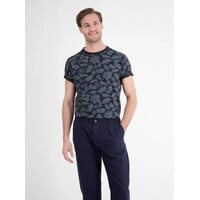 Lerros T-Shirt Serafino Classic Navy