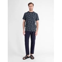 Lerros T-Shirt Serafino Classic Navy