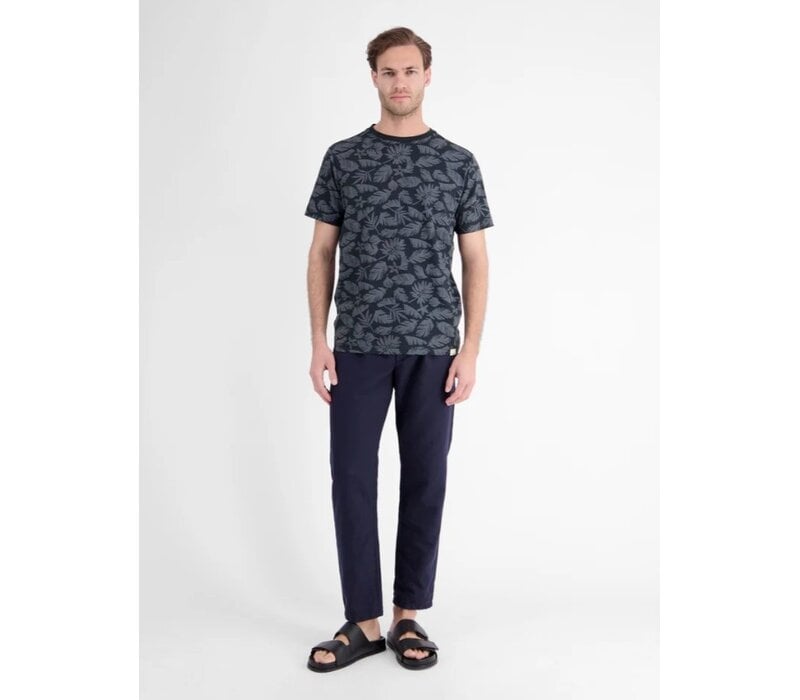 Lerros T-Shirt Serafino Classic Navy