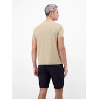 Lerros T-Shirt Chest Print Gravel Beige