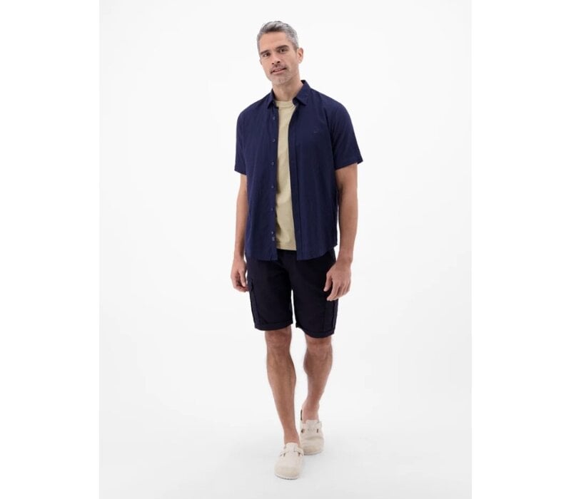 Lerros T-Shirt Chest Print Gravel Beige