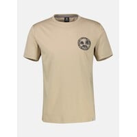 Lerros T-Shirt Chest Print Gravel Beige
