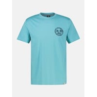 Lerros T-Shirt Chest Print Reef Blue