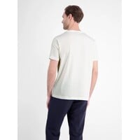 Lerros T-Shirt Chest Print Broken White
