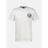 Lerros T-Shirt Chest Print Broken White