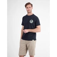Lerros T-Shirt Chest Print Classic Navy