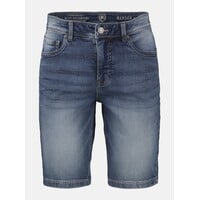 Lerros Jog Denim Bermuda Mid Blue Used Wash