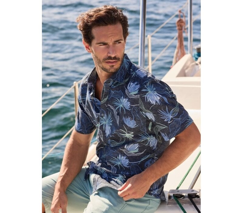 Lerros Overhemd Classic Navy